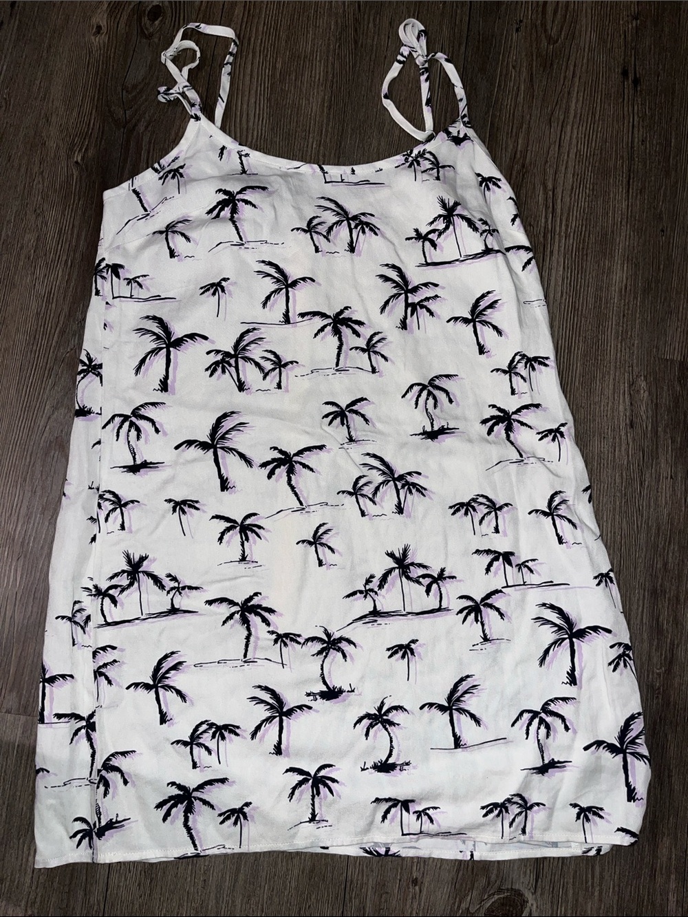 AMERICAN APPAREL Palm-Print Slip Dress